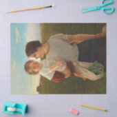 母の喜び（愛する母と娘） 薄葉紙 (クラフト)