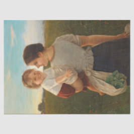 母の喜び(愛する母と娘) 薄葉紙