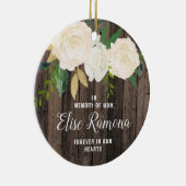 母の国の木目パーソナライズされたの思い出として セラミックオーナメント (右)