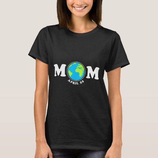 母の地球の日 4月22日 地球を守ろう 気候 Tシャツ (正面)