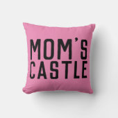 母の城ピンク枕 クッション (正面)