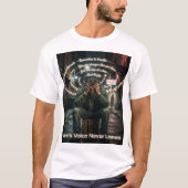 母の声の癒しTシャツ 息を忘れないで  Tシャツ (正面)