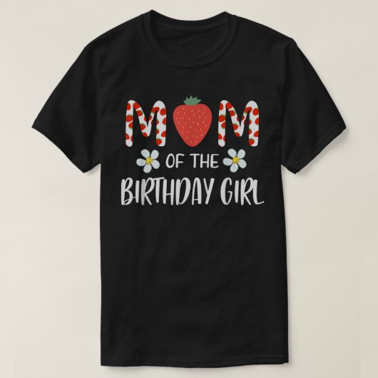 母の女の子の誕生日の最初の誕生日のベリー彼ら Tシャツ (デザイン正面)