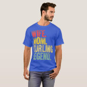 母の女性おもしろいギフト妻ママカール伝説 Tシャツ (正面フル)