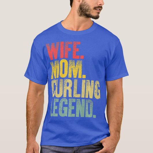 母の女性おもしろいギフト妻ママカール伝説 Tシャツ (正面)
