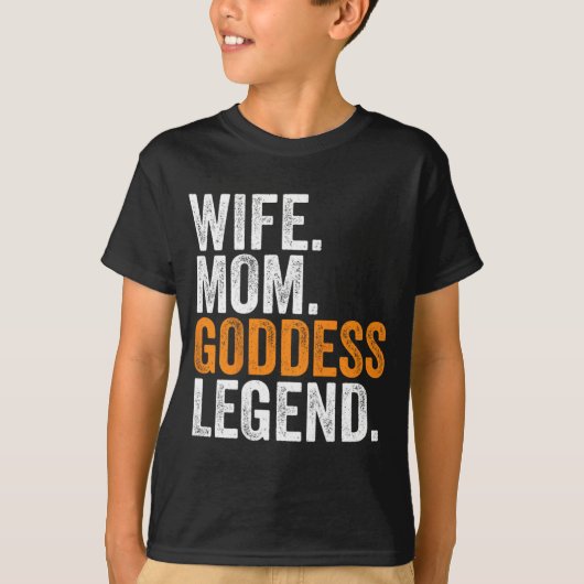 母の女神伝説おもしろい占領事務所 Tシャツ (正面)