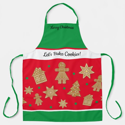 母の娘のジンガーカスタムブレッドクリスマス エプロン