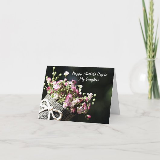 母の娘のデイカード サンキューカード (正面)