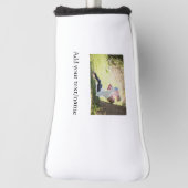 母の娘の家族の写真を追加の名前の写真文字 ゴルフヘッドカバー (回転90)