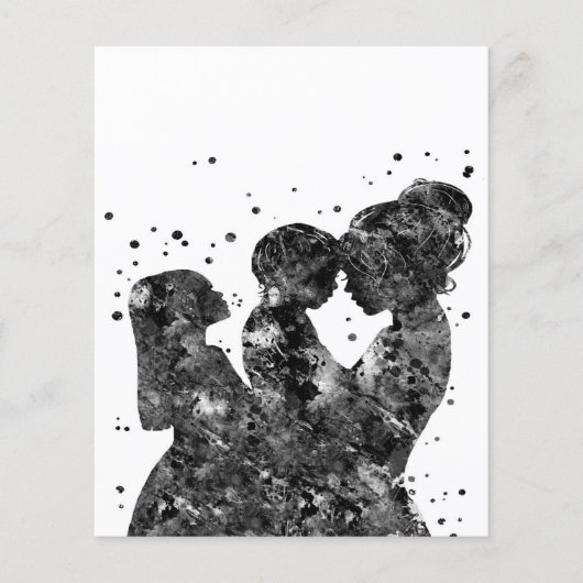 母の娘の息子ギフト、家族の誕生日ギフトアイディア チラシ (正面)