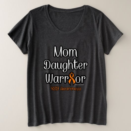 母の娘の戦士…RSD プラスサイズTシャツ (デザイン正面)