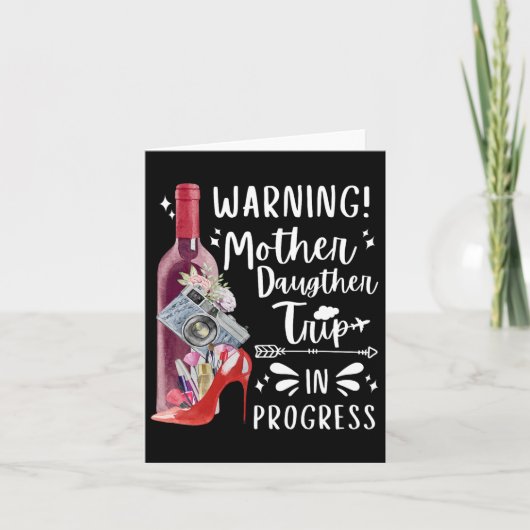 母の娘の旅2025家族ママMatching Vaca カード (正面)