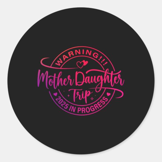 母の娘の旅2025母の娘バカンスTr ラウンドシール (正面)