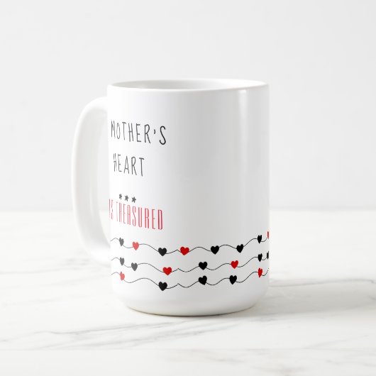 母の娘の贈り物 – 母の日 コーヒーマグカップ (正面左)