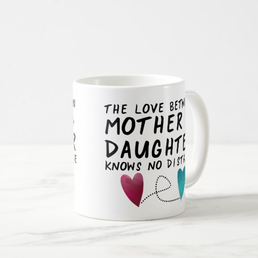 母の娘の距離コーヒーマグ コーヒーマグカップ (正面右)