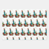 母の娘デュオレッドローゼラブママフローラ ラッピングペーパーシート (正面3)