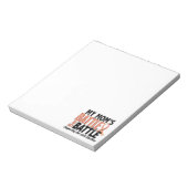 母の子宮がんとの戦い ノートパッド (回転)