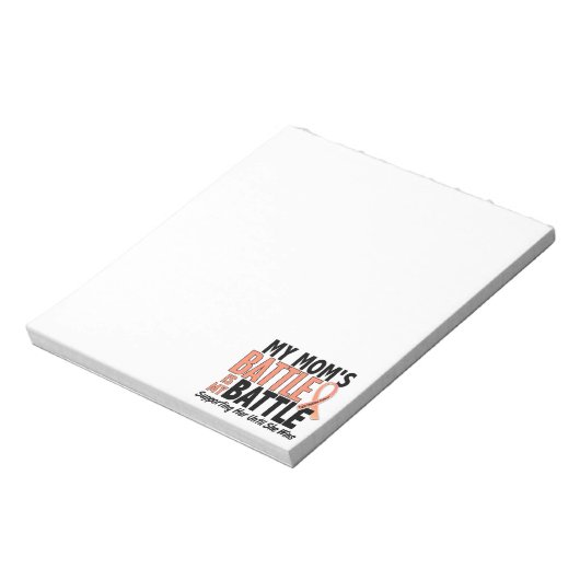 母の子宮がんとの戦い ノートパッド (回転)