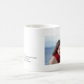 母の定義お母さんの日のための写真のギフト コーヒーマグカップ (中央)