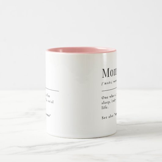 母の定義 ツートーンマグカップ (中央)