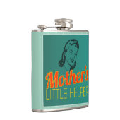 母の小さい助手のレトロ色 フラスク (右)
