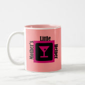 母の小さい助手 ツートーンマグカップ (左)