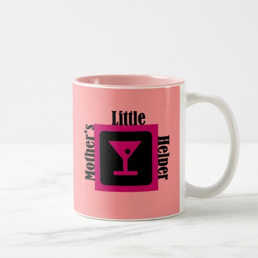 母の小さい助手 ツートーンマグカップ (右)