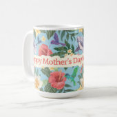 母の幸せな日が娘に コーヒーマグカップ (正面左)