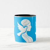 母の幸せな日への心温まる献上品 ツートーンマグカップ (中央)