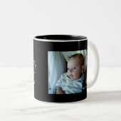 母の幸せな日をミイラで過ごす ツートーンマグカップ (正面右)