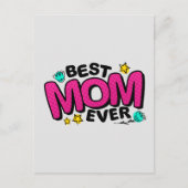 母の幸せな日最高のはいつも ポストカード (正面)