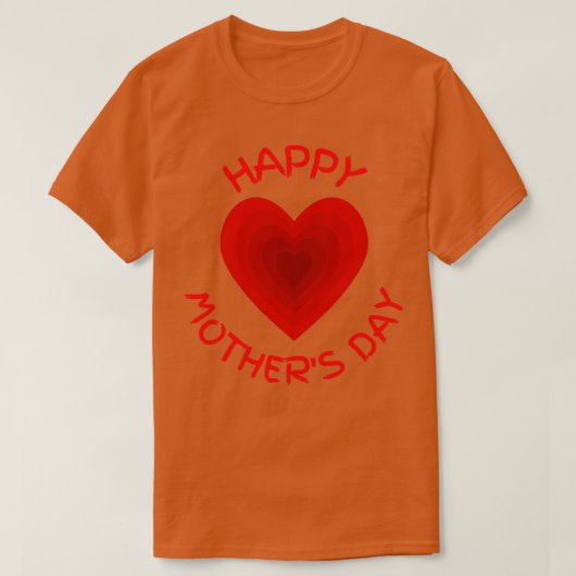 母の幸せな日7 Tシャツ (デザイン正面)