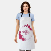 母の幸せな日 エプロン (着用した状態)
