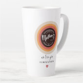 母の幸せな日 カフェラテマグ (右アングル)