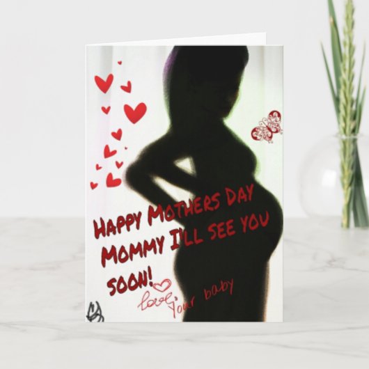 母の幸せな日 カード (正面)