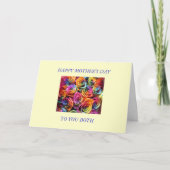 母の幸せな日 カード (正面)