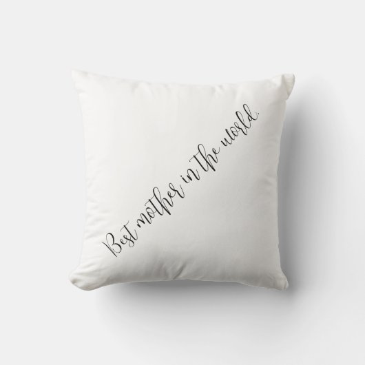 母の幸せな日 クッション (正面)