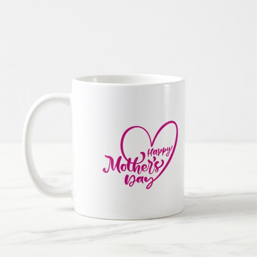 母の幸せな日 コーヒーマグカップ (左)