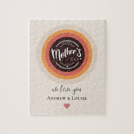 母の幸せな日 ジグソーパズル (縦)