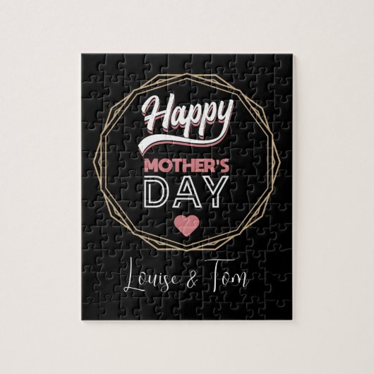母の幸せな日 ジグソーパズル (縦)