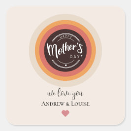 母の幸せな日 スクエアシール