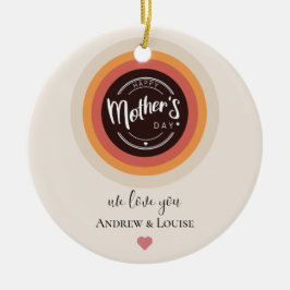 母の幸せな日 セラミックオーナメント
