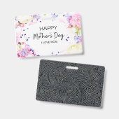 母の幸せな日 バッジ (Front & Back)