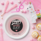 母の幸せな日 ペーパープレート (パーティー)