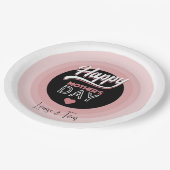 母の幸せな日 ペーパープレート (アングル)