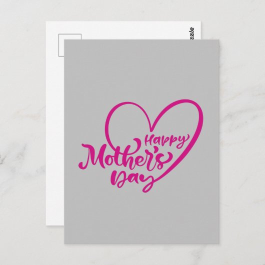 母の幸せな日 ポストカード (正面/裏面)