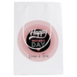 母の幸せな日 ミディアムペーパーバッグ