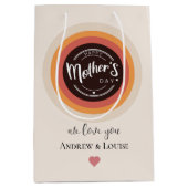 母の幸せな日 ミディアムペーパーバッグ (正面)