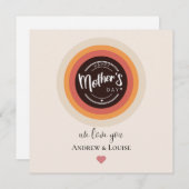 母の幸せな日 招待状 (正面/裏面)