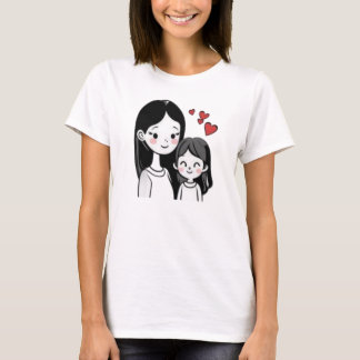 母の幸せな日、母の愛、母の愛 Tシャツ
